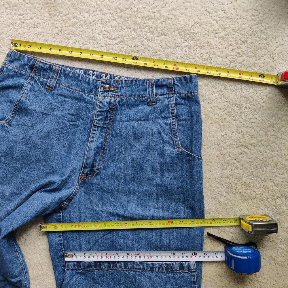 Y2K 2000s Randy Rivers Baggy Cotton Denim Shorts - Picture 5 of 6